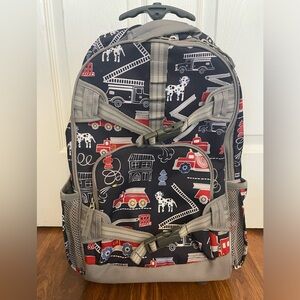 Pottery Barn Kids Firetruck Roller Luggage